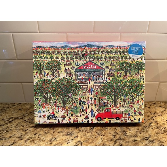 Galison Apple Pickin Puzzle - Picture 2 of 4